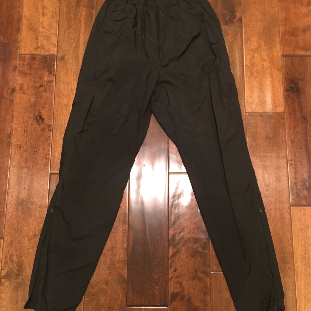 Vintage Black Nylon Nike Joggers